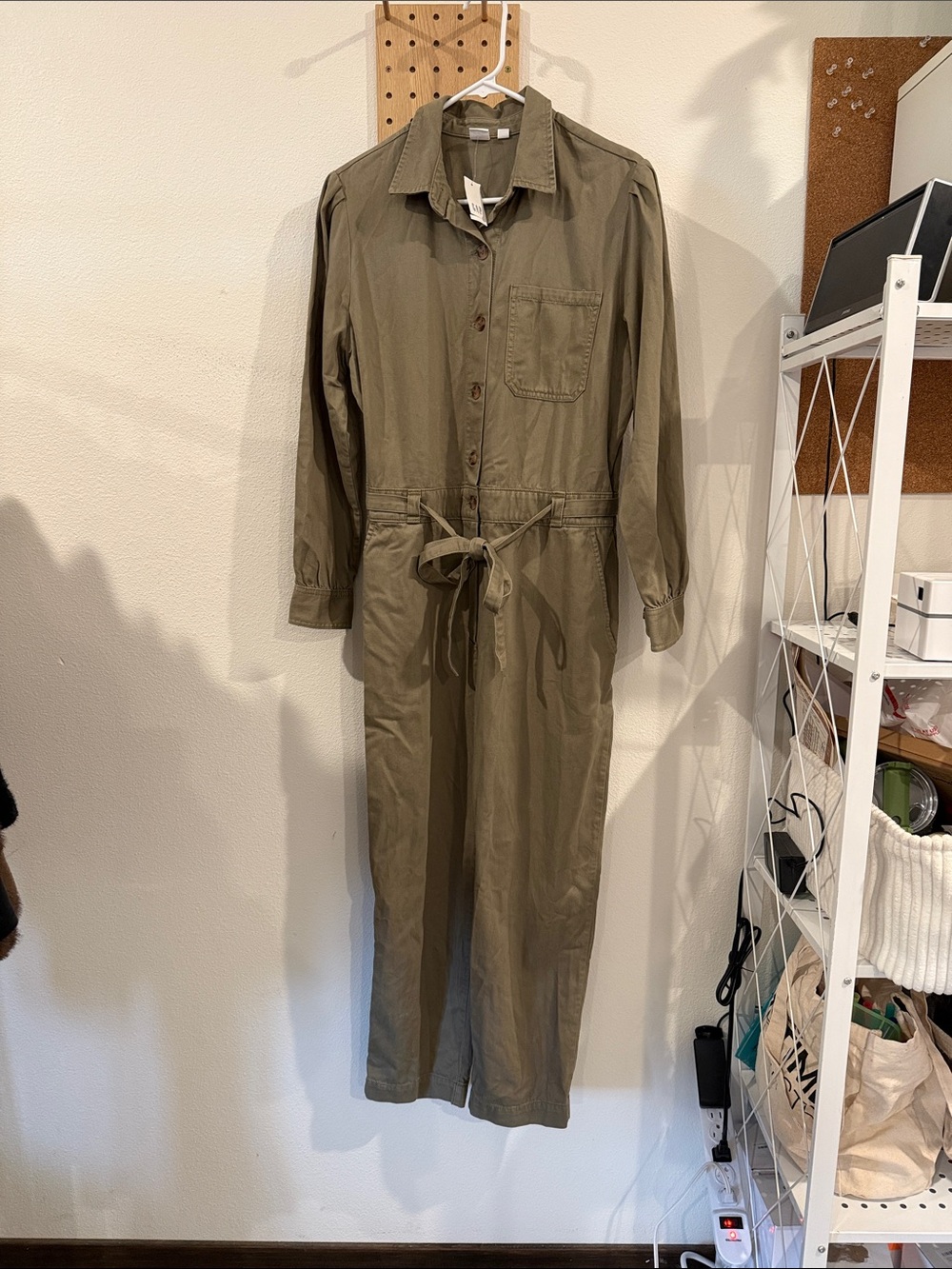 Gap Utility Jumpsuit in Olive Green